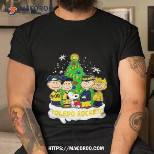 The Peanuts Characters Toledo Rockets Merry Christmas Shirt