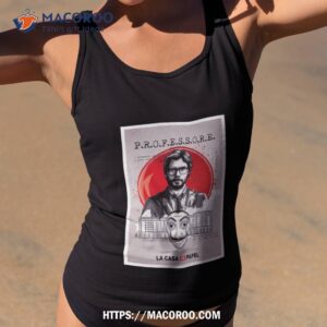 The Professore De Papel Vintage Money Heist Japanese Style Shirt
