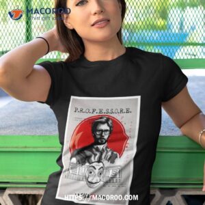 The Professore De Papel Vintage Money Heist Japanese Style Shirt