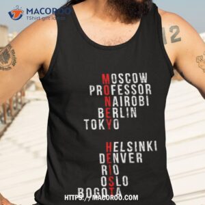 The Red Title La Casa De Papel Money Heis Tank Top 3