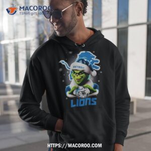 The Santa Grinch Love Detroit Lions Merry Christmas T Shirt