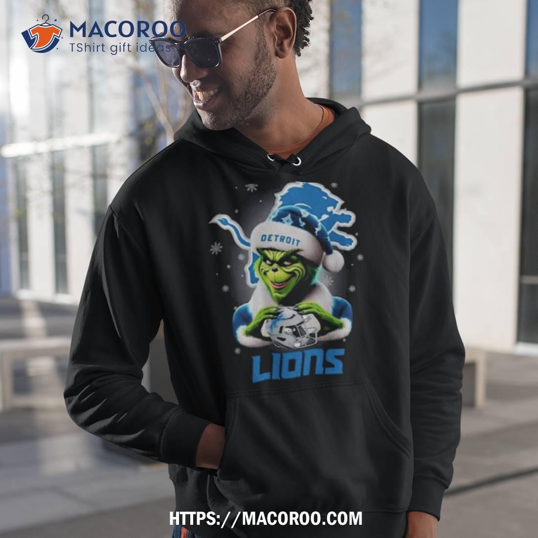 The Santa Grinch Love Detroit Lions Merry Christmas T Shirt The Santa Grinch Love Detroit Lions Merry Christmas T Shirt