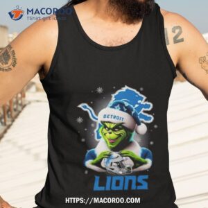 The Santa Grinch Love Detroit Lions Merry Christmas T Shirt 3 The Santa Grinch Love Detroit Lions Merry Christmas Tank Top 3