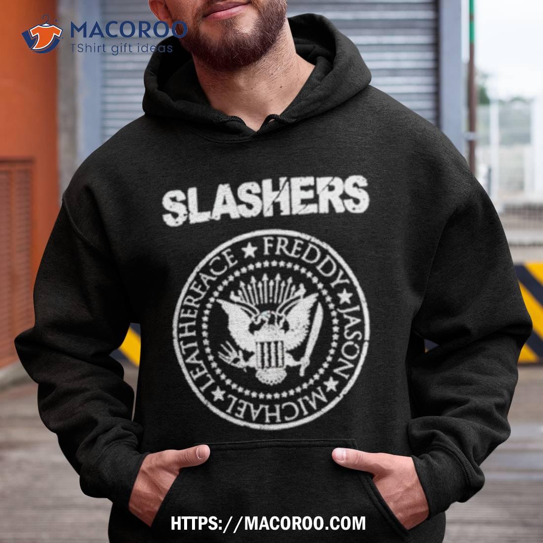 The Slashers Ramones Logo Parody Shirt The Slashers Ramones Logo Parody Shirt