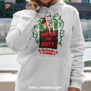 The Squirrel Nuttin’ In Butt Universal Studios Christmas Shirt