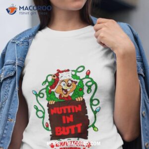 The Squirrel Nuttin’ In Butt Universal Studios Christmas Shirt