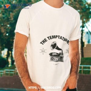 The Temptations Retro Record Player Logo Shirt The Temptations Retro Record Player Logo Shirt