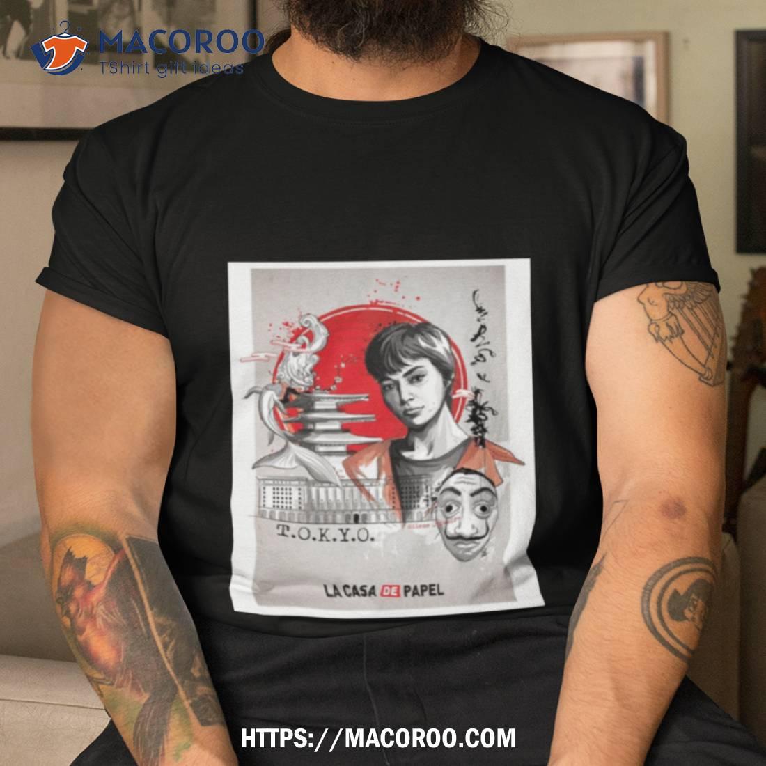 The Tokyo De Papel Vintage Money Heist Japanese Style Shirt The Tokyo De Papel Vintage Money Heist Japanese Style Shirt