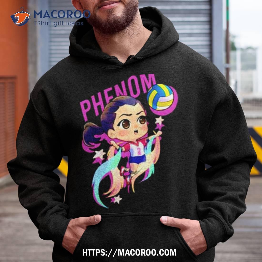 The Volley Phenom Chibi Volleyball Shirt The Volley Phenom Chibi Volleyball Shirt