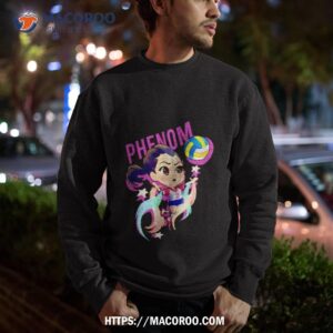 The Volley Phenom Chibi Volleyball Shirt 2 The Volley Phenom Chibi Volleyball Sweatshirt