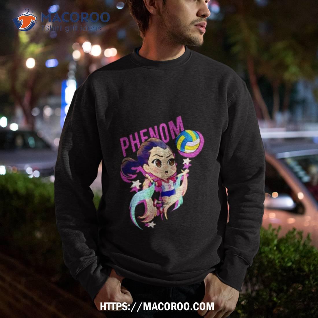 The Volley Phenom Chibi Volleyball Shirt The Volley Phenom Chibi Volleyball Shirt