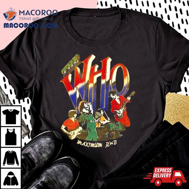 The Who Maximum R&b 2023 T Shirt The Who Maximum R&b 2023 T Shirt