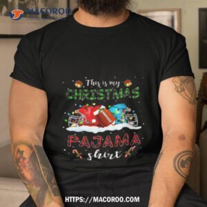 This Is My Christmas Pajama T Shirt Christmas Football 2023 T Shirt