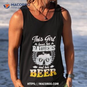 This Love Girl Lover Her Las Vegas Raiders And Her Beer Shirt 3 This Love Girl Lover Her Las Vegas Raiders And Her Beer Tank Top