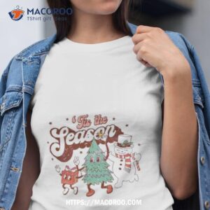 Tis The Season With Friends Snowman Shirt