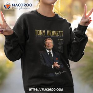 Tony Bennett Sheet Music Anthology Sweatshirt 2