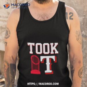 Took It Texas Ranger World Series 2023 Trophy Tank Top
