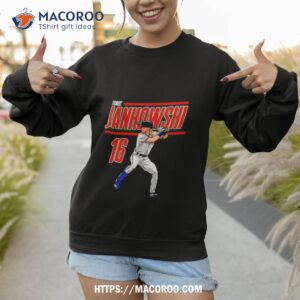 travis jankowski name and number texas baseball sweatshirt