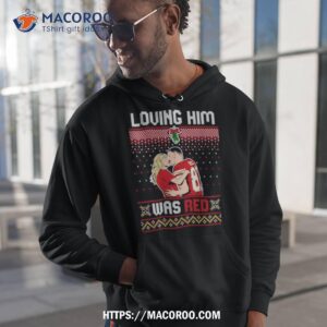Travis Loving Him Was Red Ugly Christmas Hoodie 1