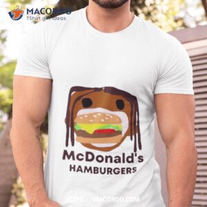 travis scott mcdonalds burger shirt tshirt