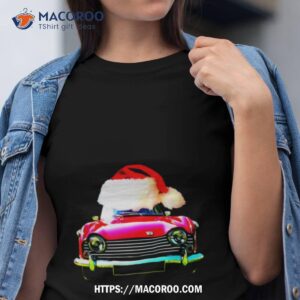 Triumph Tr5 Car Christmas Hat Edition Shirt