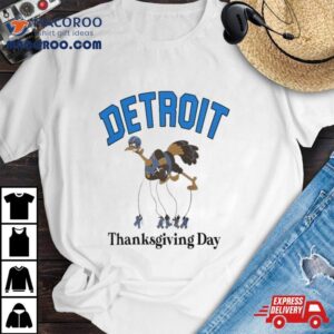 Turkey Detroit Lions Thanksgiving Day Tshirt