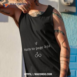 turn to page 394 wizard harry potter inspired tank top 1