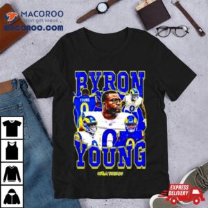 Tyler Baron Wearing Byron Young Graphic Tshirt