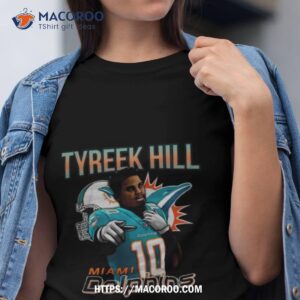 Tyreek Hill #10 Miami Dolphins Football Helmet Logo 2023 Shirt