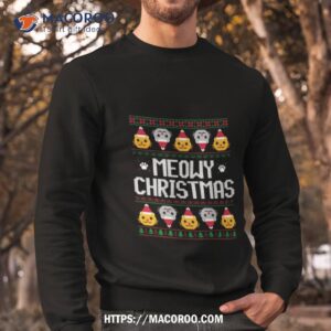 Ugly Christmas Cat Lover Sweatshirt