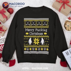 Ugly Christmas Sweater Hockey Pittsburgh Sweatshirt