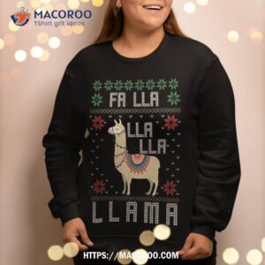 ugly christmas sweater llama funny holiday sweatshirt sweatshirt 2