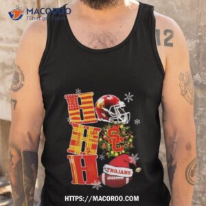 Usc Trojans Ncaa Ho Ho Ho Christmas Shirt 3 Usc Trojans Ncaa Ho Ho Ho Christmas Tank Top