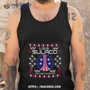 Uss Sulaco Weyland Yutani Corp Ugly Xmas Tank Top