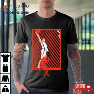 Uva Basketball Ryan Dunn Poster Dunk Tshirt