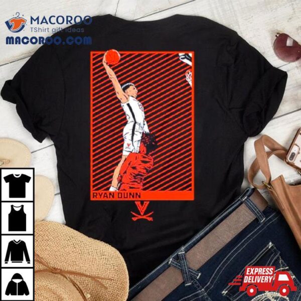 Uva Basketball Ryan Dunn Poster Dunk Shirt