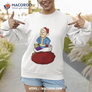 Vault Boy In Christmas Pack Sweatshirt 1