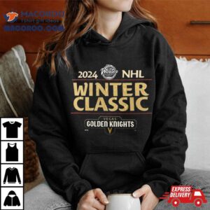 Vegas Golden Knights Nhl Winter Classic Text Driven Tshirt