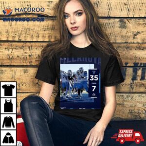 Villanova Wildcats Wins Delaware Caa Football Championship Final Score Tshirt