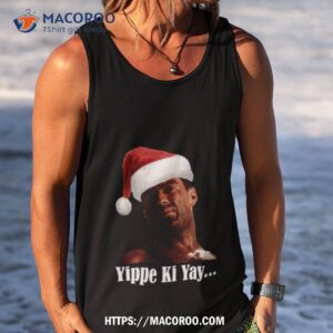 Vintage Christmas Action Movie Die Hard Tank Top