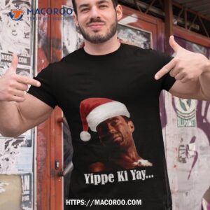 Vintage Christmas Action Movie Die Hard Shirt