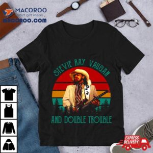 Vintage Stevie Ray Vaughan And Double Trouble Tshirt