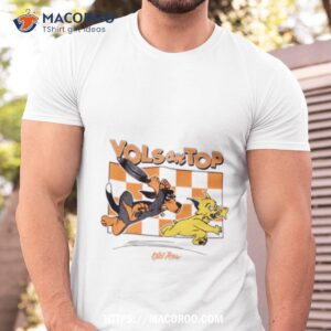 Vols On Top Dog Chase Cat Shirt