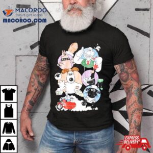 Wallace And Gromit Back Print Grey Marl Tshirt