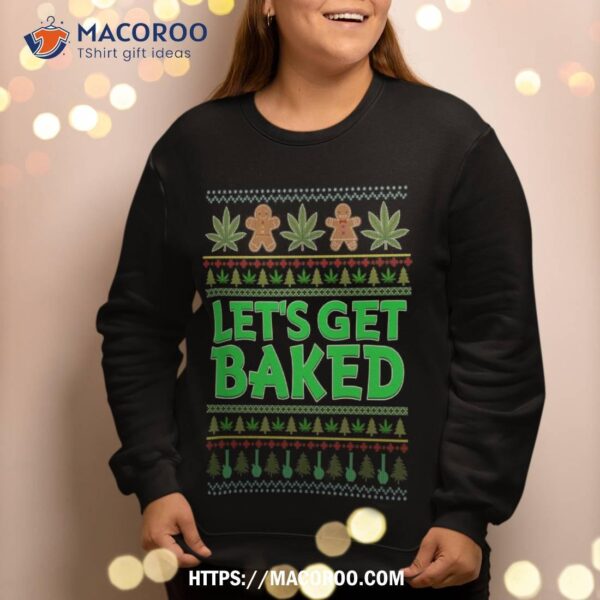 Weed Lover Stoner Ugly Christmas Sweatshirt – Marijuana Gift