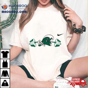 Weight Lifting Tulane Angry Wave Tshirt