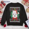 West Highland White Terrier Westie Ugly Christmas Sweater Sweatshirt