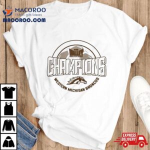 Western Michigan University Men S Soccer Mvc Tournament Champions Tshirt