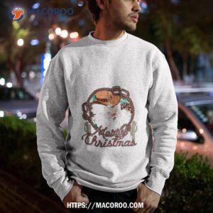 Western Santa Merry Christmas Sweatshirt