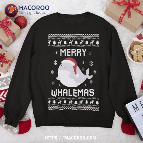 Whale Lover Christmas Ugly Xmas Sweater Gift Sweatshirt